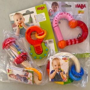 Haba Teether and Grasping Toys (made in Germany)